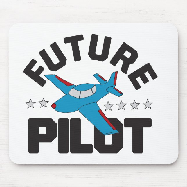 Aviation for Kids Flying High Future Pilots Mouse Mat (Front)
