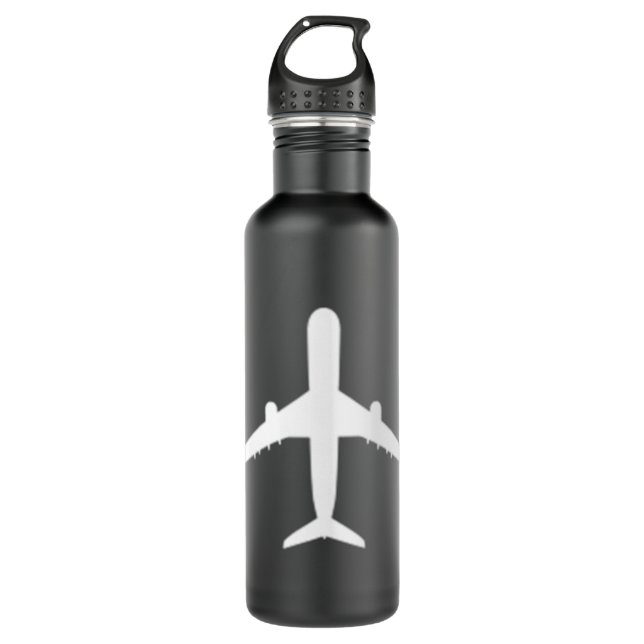 Aviation Geek Aeroplane Pilot Dad Husband Father's 710 Ml Water Bottle (Front)