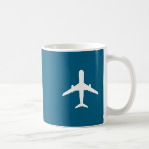 Aviation Geek Airplane Pilot Dad Artwork Coffee Mug