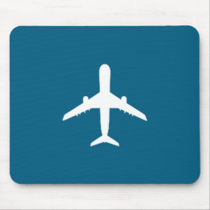 Aviation Geek Airplane Pilot Dad Mouse Mat