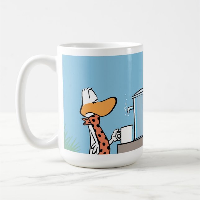 Aviation Humour Coffee Cartoon Mug (Left)