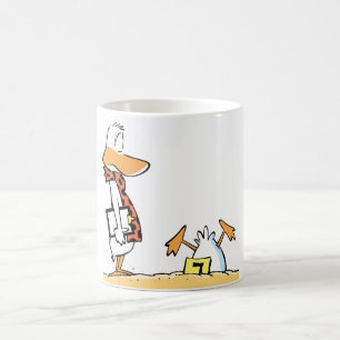 Aviation Humour Crashed Duck Cartoon Mug