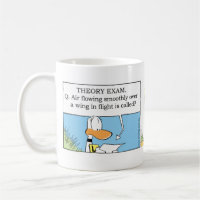 Aviation Humour Flight Exam Mug
