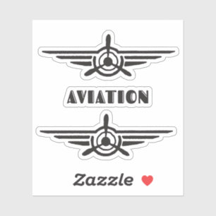 Aviation Icon Aeroplane and typography symbol