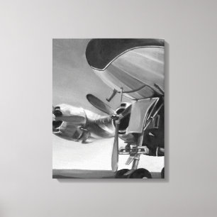 Aviation Icon Canvas Print