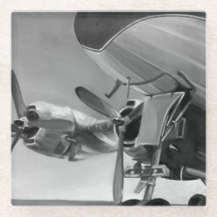 Aviation Icon Glass Coaster