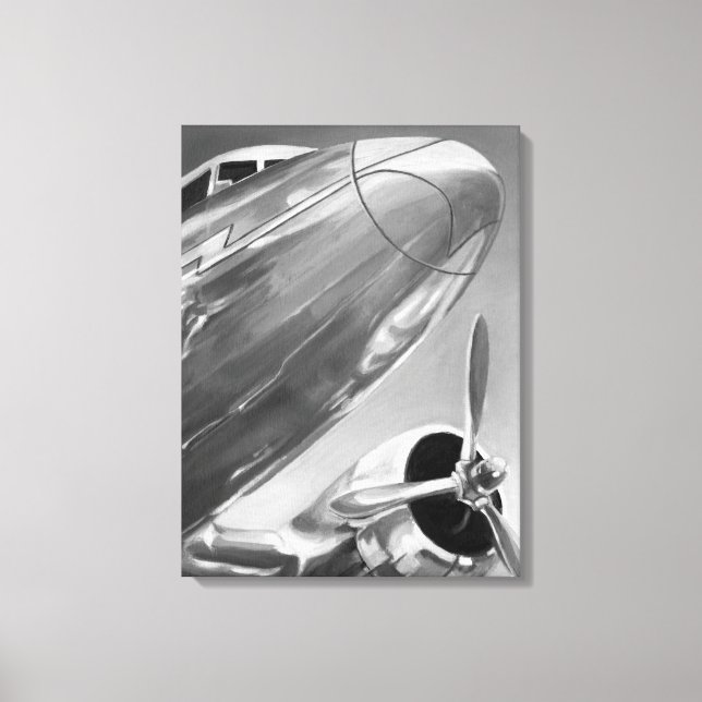 Aviation Icon: Up-Close View Canvas Print (Front)