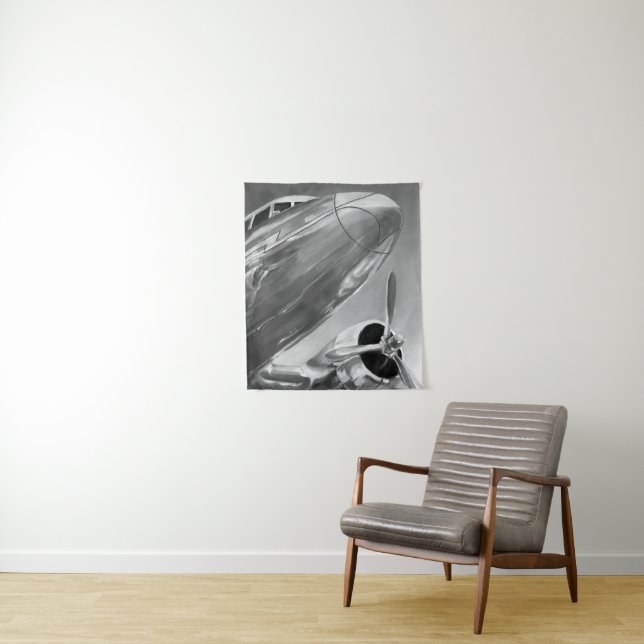 Aviation Icon: Up-Close View Tapestry (In Situ)