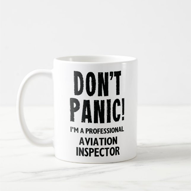 Aviation Inspector Coffee Mug (Left)