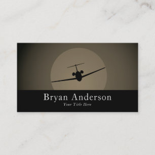 Aviation - Jet Aeroplane Business Card