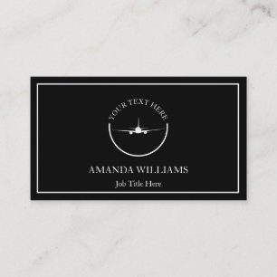Aviation Jet Aeroplane Business Card