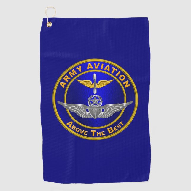 Aviation Master Wings Golf Towel (Front)