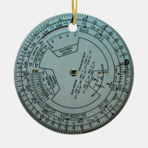 Aviation Navigation Computer Ceramic Tree Decoration