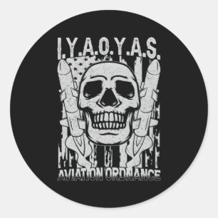 Aviation Ordnance Iyaoyas Classic Round Sticker