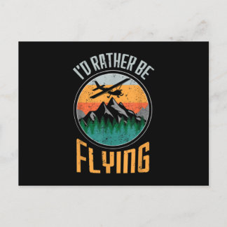 Aviation Quotes Aviation Decor Plane Remote Contro Announcement Postcard