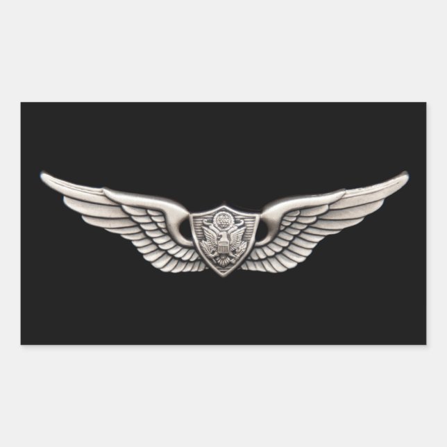 Aviation Rectangular Sticker (Front)
