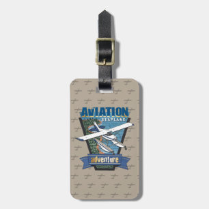 Aviation Seaplane Adventure Luggage Tag