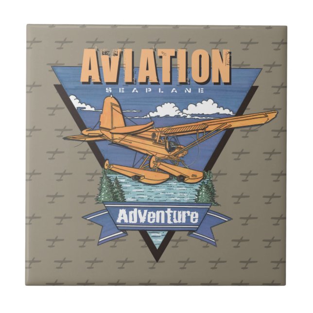 Aviation Seaplane Adventure Tile (Front)