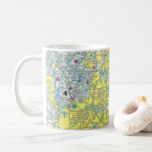 Aviation Sectional Chart Mug
