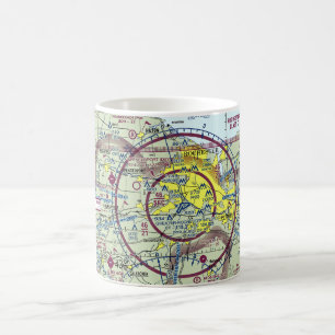Aviation Sectional Chart Mug