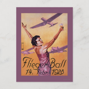 Aviation Show at Hotel Wagner Promo Poster Postcard