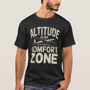 Aviation Soaring Club Sailplane Pilot Glider T-Shirt