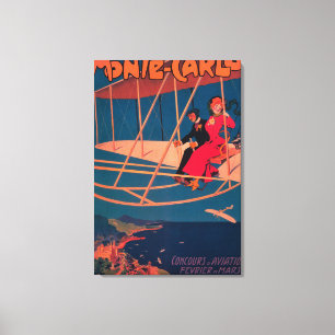 Aviation Sporting Poster Canvas Print