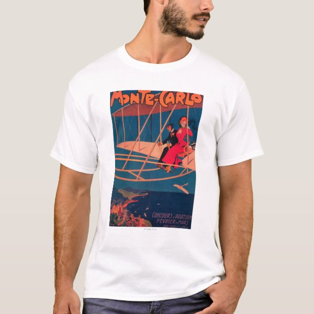 Aviation Sporting Poster T-Shirt (Front)