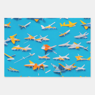 Aviation  wrapping paper sheet