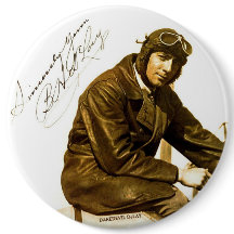 Aviator Actor Daredevil DeLay - Brave Button