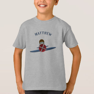 Aviator and His Plane T-Shirt