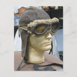 Aviator Cap Postcard