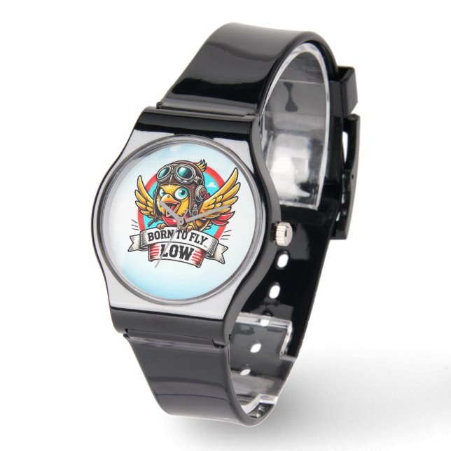 Aviator Chick Watch (Angle)