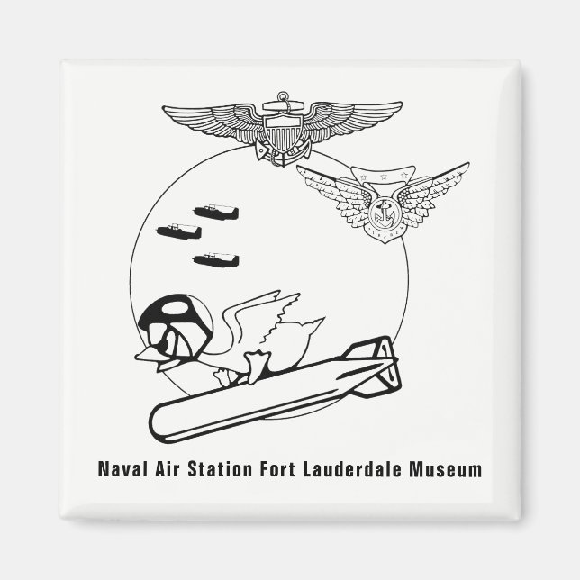 Aviator Duck Magnet (Front)