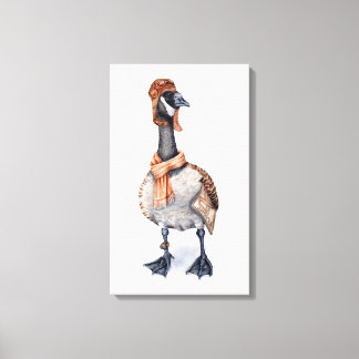 Aviator Goose Canvas