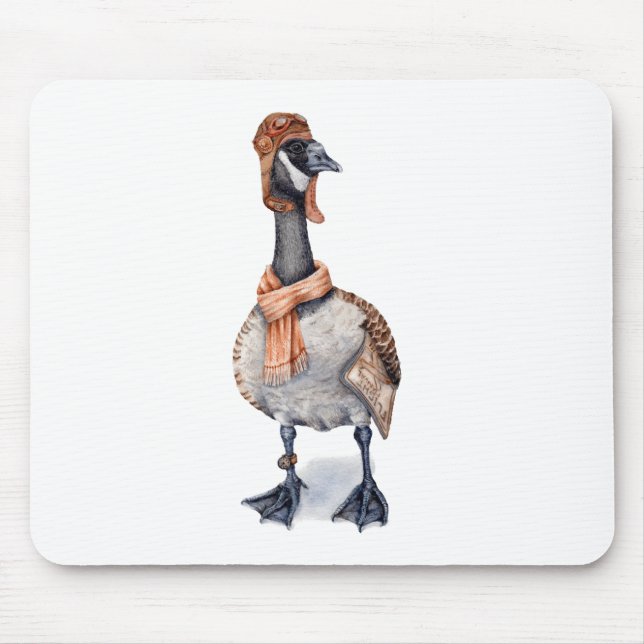 Aviator Goose Mouse Mat (Front)