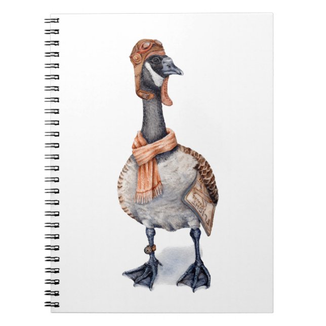 Aviator Goose Notebook (Front)