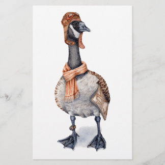 Aviator Goose Stationery