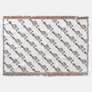 Aviator Goose Throw Blanket