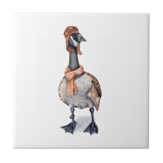 Aviator Goose Tile (Front)