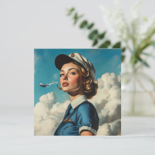 Aviator Note Cards with Aeroplane