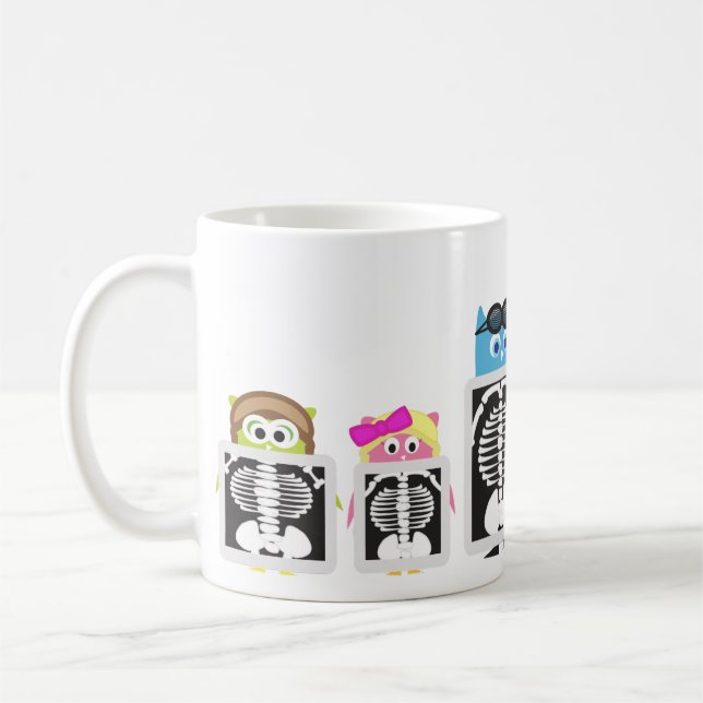 Aviator Owl XRay Coffee Mug (Left)