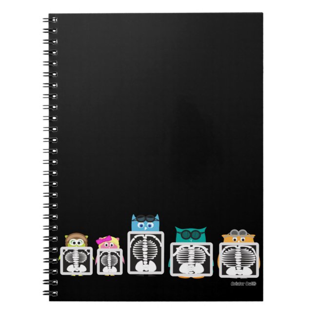 Aviator Owl XRay Notebook (Front)
