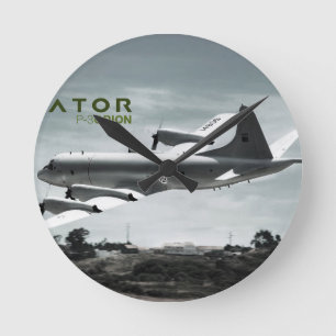 Aviator P3 Orion Aeroplane Round Clock