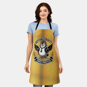 Aviator Penguin Apron