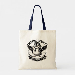 Aviator Penguin Tote Bag