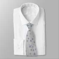 Aviator planes stamped allover grey