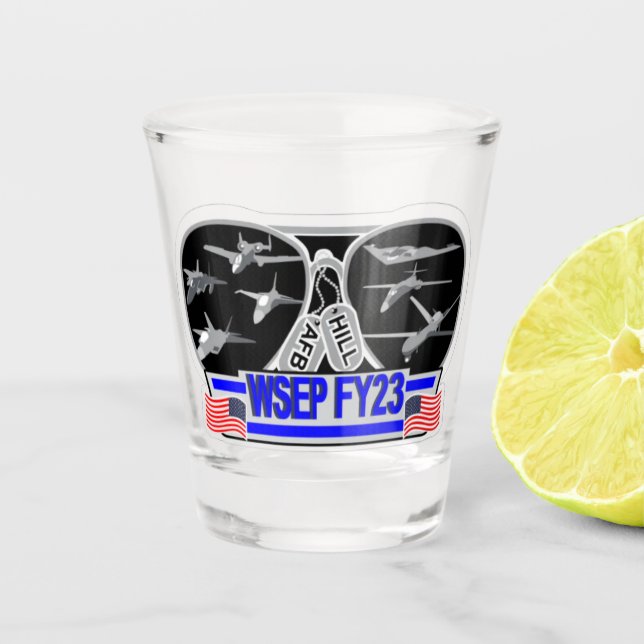 Aviator Shot Glass (Front)