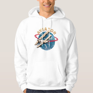 Aviator travelling the world hoodie