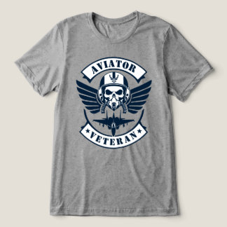 Aviator Veteran Military Aviation Tri-Blend Shirt